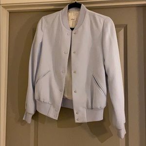 Aritzia Wilfred light blue Poussin bomber XS